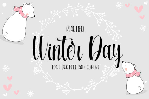 Beautiful Winter Day: A Versatile Font for Creative Branding