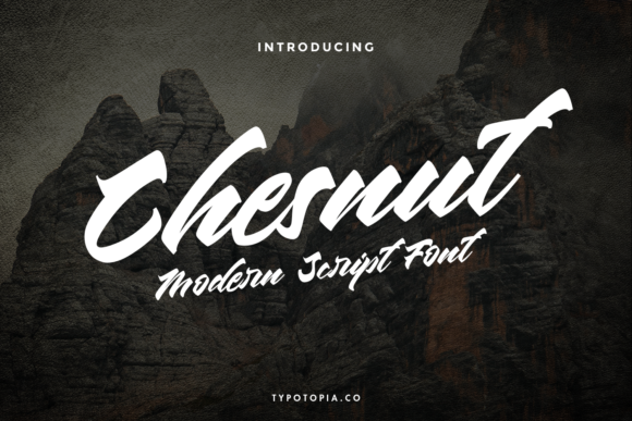 Chesnut: A Handwritten Font for Modern Web Design