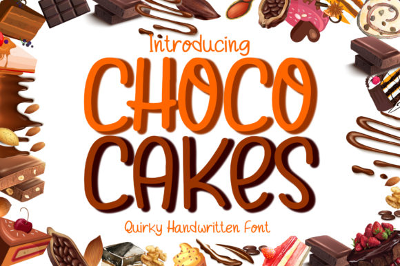 Choco Cakes: A Font to Sweeten Your Brand