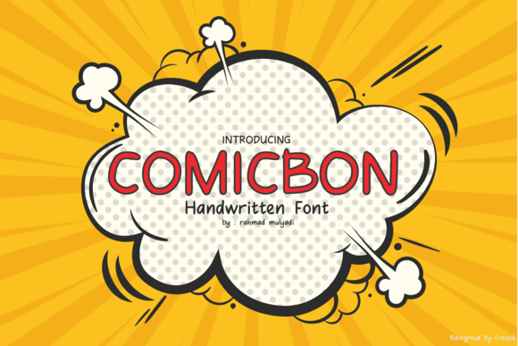 Comicbon: A Handwritten Font for Engaging Web Design