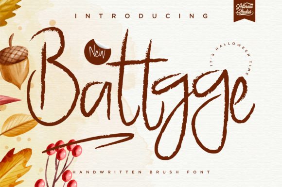 Discover Battgge: A Brushed Handwritten Font for Web Design