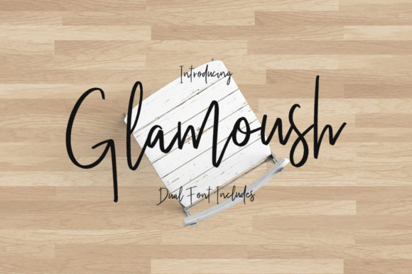 Discover Glamoush: A Timeless Handwritten Font for Editorial Design