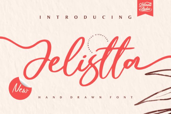 Discover Jelistta: A Handwritten Font for Web Design