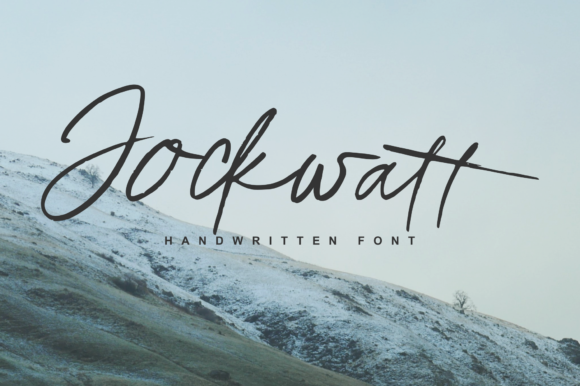 Discover Jockwatt: A Modern Calligraphy Font for Elegant Design