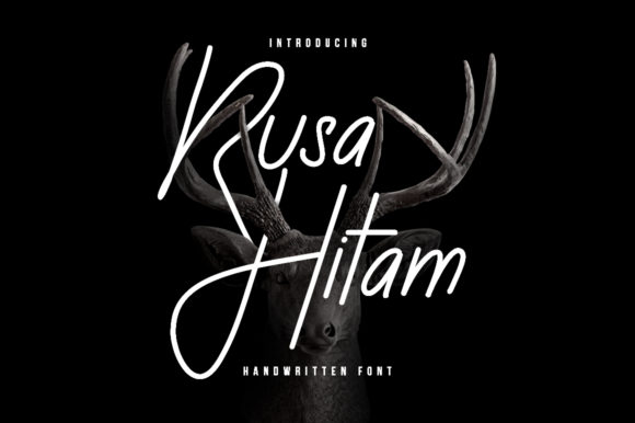 Discover Rusa Hitam: A Charming Handwritten Font