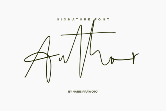 Elegant Author Font: Perfect for Handmade and Craft Projects