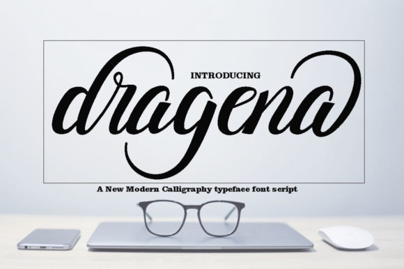 Enhance Your Brand with Dragena: A Bold Handwritten Font