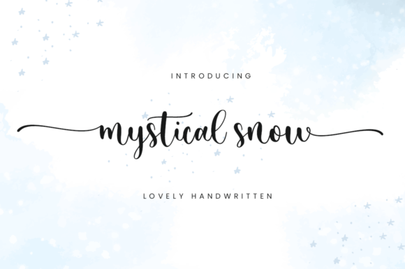 Enhance Your Brand with Mystical Snow Font