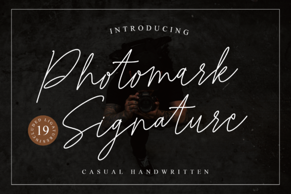 Enhancing Your Editorial Design with Photomark Signature Font