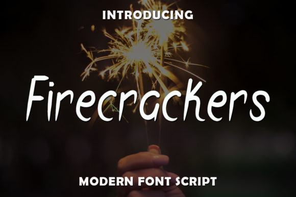 Firecrackers: A Handwritten Font for Memorable Branding