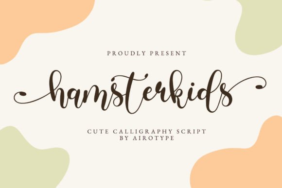 Hamsterkids: A Playful Calligraphy Font for Your Brand