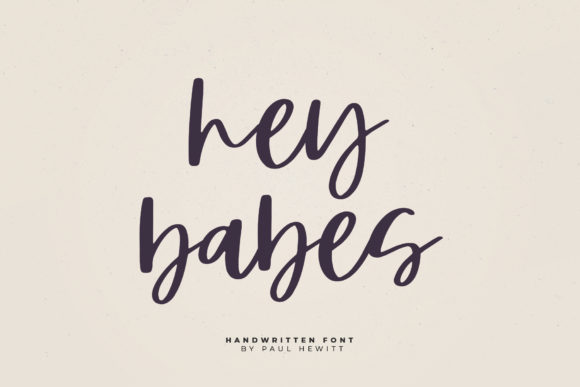 Hey Babes: A Fun, Handwritten Font for Creative Web Design