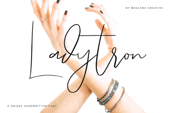 Ladytron: A Unique Script Font for Authentic Branding