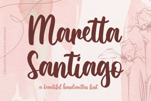 Maretta Santiago: A Charming Script Font for Your Next Campaign