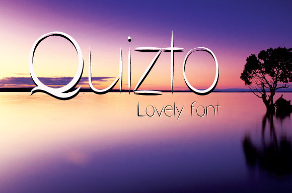 Quizto: A Handwritten Font for Eye-Catching Campaigns