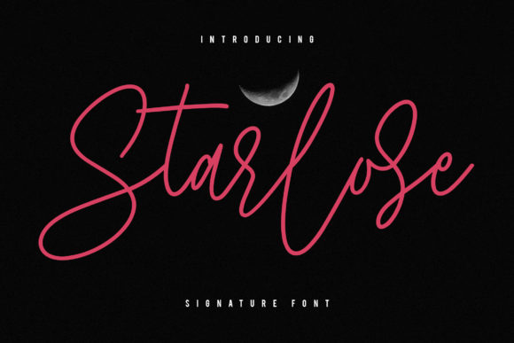 Starlose: A Distinct and Elegant Script Font for Web Design