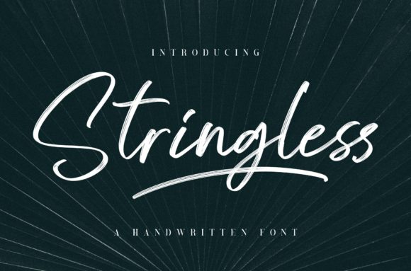 Stringless: A Friendly Handwritten Font for Engaging Campaigns