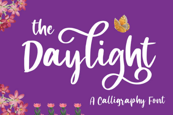 The Daylight: A Sweet and Dreamy Handwritten Font for Editors