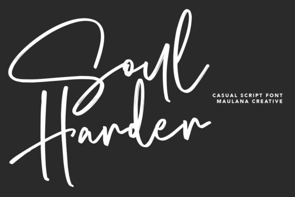 Transform Your Brand with Soul Harder: A Stylish Script Font