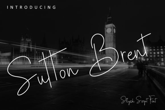 Transform Your Brand with Sutton Brent: A Delicate Script Font