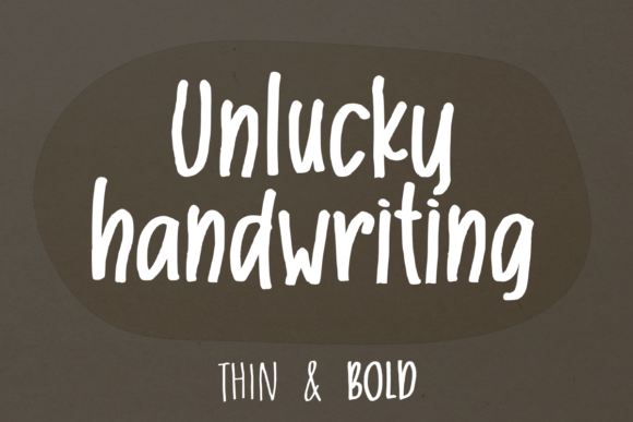 Unlucky: A Charming Handwritten Font for Your Brand